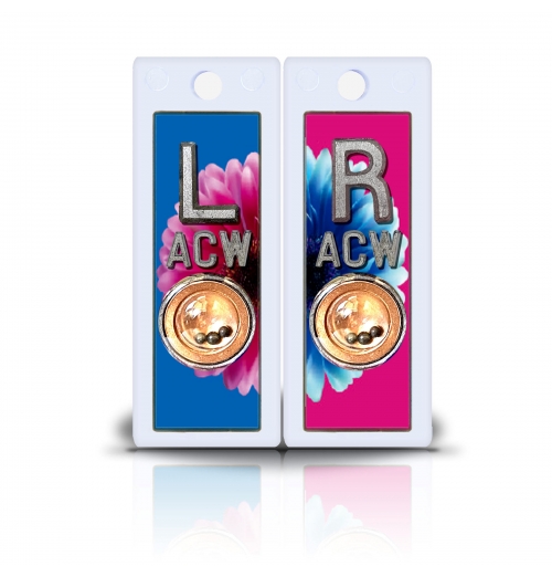 2 1/2" Height Non Sticky Positioning Xray Markers- Daisy Graphic 